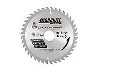 Диск пиляльний для дерева GRANITE з твердосплавними напайками 180х32х40Т адаптер 32-30 8400 об./хв 5-18-041