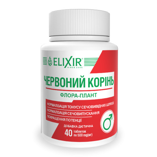 Червоний корінь БАД для чоловіків 40 таблеток Elixir