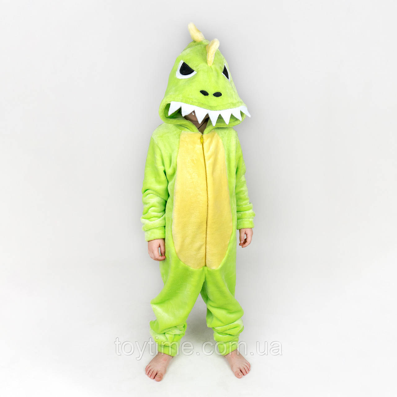 Кігурумі дитячий теплий на блискавці Dragon, фото 1