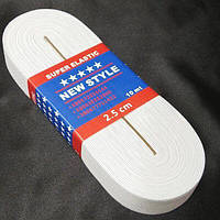 Резинка турецька Newstyle 2,5 см білий