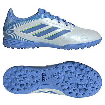 Дитячі сороконіжки Adidas Copa Pure 3 League Turf Kids Performance IE1188, Блакитний, Розмір (EU) — 38