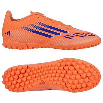 Дитячі сороконіжки Adidas F50 Club Turf Kids JI0040, Жовтогарячий, Розмір (EU) — 30
