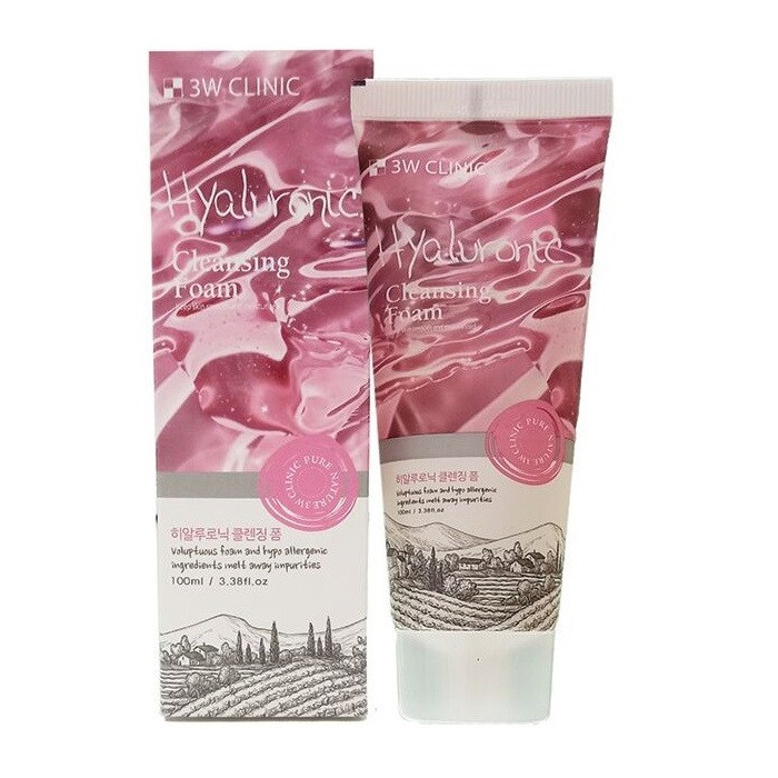 Піна для вмивання 3W Clinic Hyaluronic Cleansing Foam 100ml, фото 1