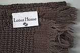 Рушник Lotus Home - Rius dark brown темно-коричневий 50*100, фото 3