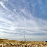 Телескопічна щогла (мачта) для 4G антени з триногами 15.5 метрів, фото 4