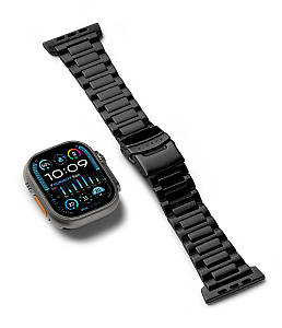 Ремінець Ringke Titanium One до Apple Watch 44/45/46/49mm Black Titanium (AW-B-979-BK)