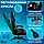 Геймерське ігрове крісло комп'ютерне 4Points Premium з вставками з тканини спортивне для пк з подушками розкладне Сіро-чорне, фото 8