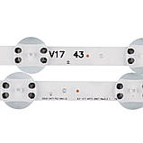 Комплект LED підсвічування для телевізора LG 43 дюйми , 4 штуки, фото 3