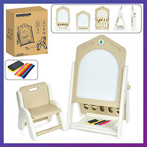 Дошка-мольберт дитячий для малювання на ніжках Y1029