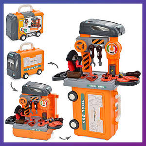 Дитячий ігровий набір інструментів 8072 стіл з інструментами у валізі