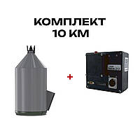 (10 км) Комплект наземна станція та котушка з оптоволокном на 10 км