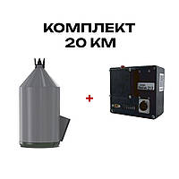 (20 км) Комплект наземна станція та котушка з оптоволокном на 20 км