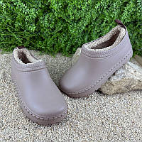 Жіночі галоші сабо пінові Е-001042-3 Бежеві