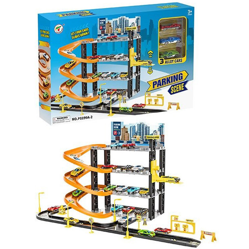 Дитячий ігровий набір "Паркинг" P8199A-2, 4-рівневий, фото 1