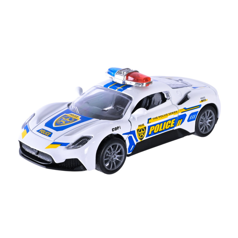 Дитяча ігрова машинка "Police" AP74204 (White) масштаб 1:32, фото 1