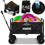 Візок розкладний Humberg HM-512 100 л, чорний, фото 2