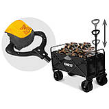 Візок розкладний Humberg HM-512 100 л, чорний, фото 10