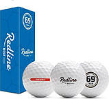 М'ячі для гольфу Redline 69 Tour 12 шт, білі, фото 3