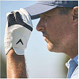 Рукавички для гольфу Callaway Weather Spann MLH р. XL 2 шт, біло-чорні, фото 7