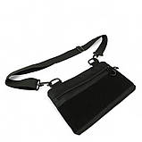 Молодіжна тактична сумка для патчів на плече з 4 кишенями black IH-58, фото 6