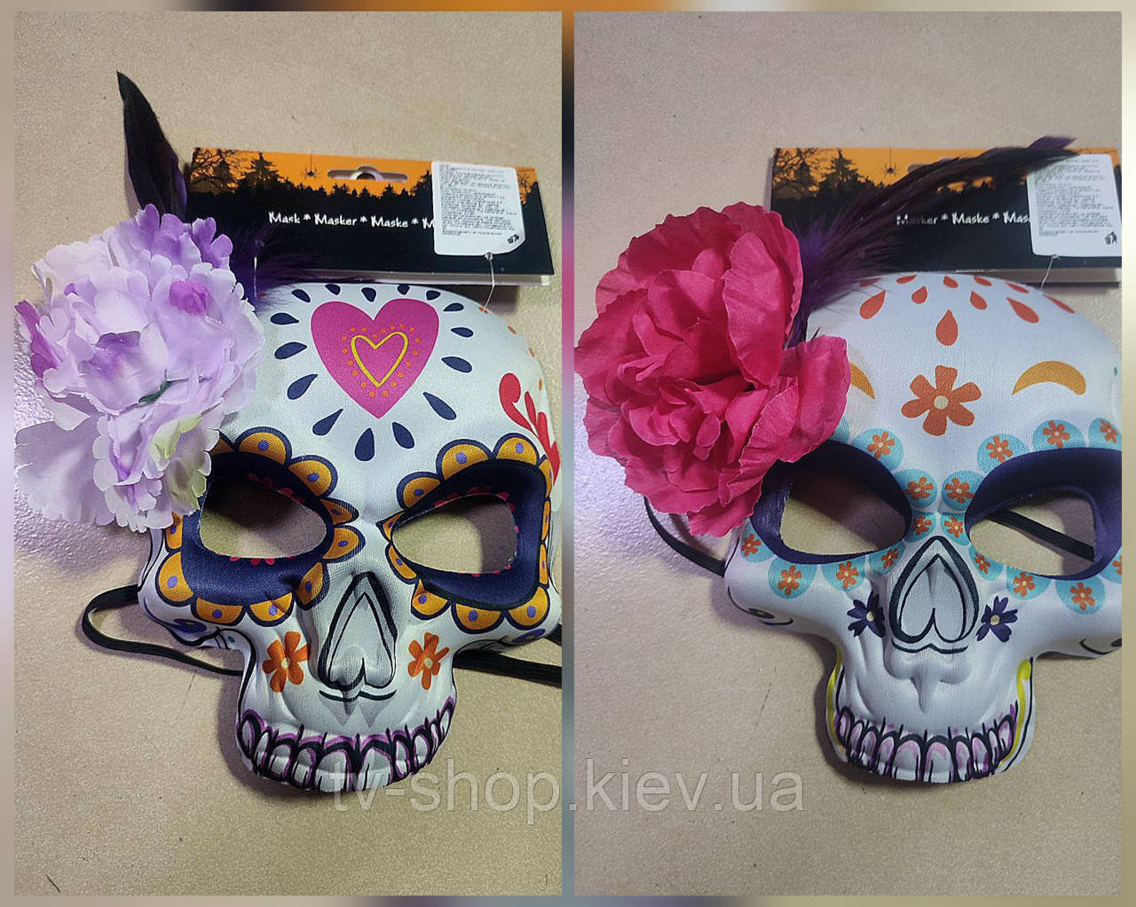 Маска мексиканська "Череп "день мертвих", фото 1