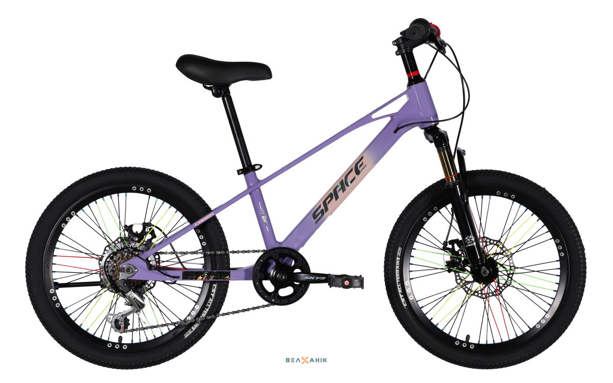 Велосипед 20/quot; SPACE KID ALIOTH DD FR (рама 11/quot;) MG фіолетовий, фото 1