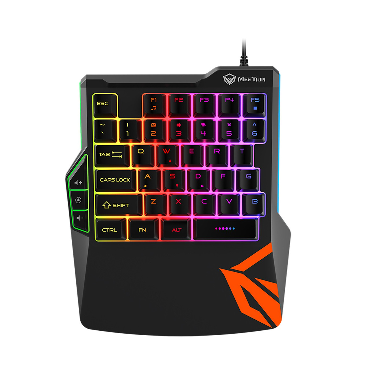 Кейпад ігровий MEETION KB015 Black/Orange (MT-KB015-A), фото 1