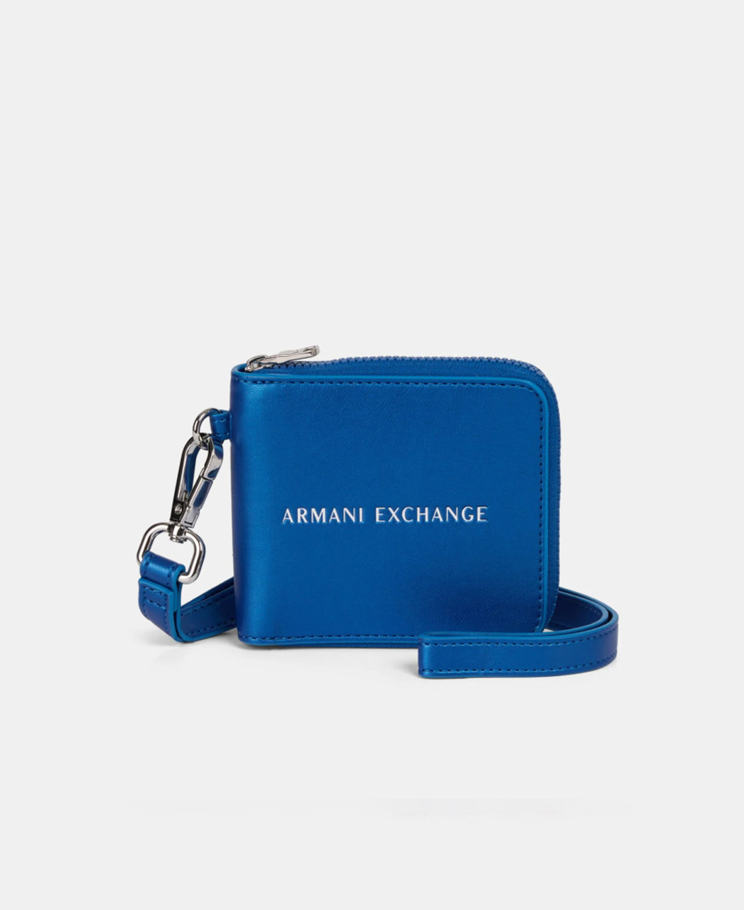 Брендовий гаманець Armani Exchange із логотипом 1159845693 (Синій One size), фото 1