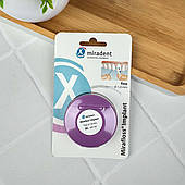 Флосс для імплантатів, мостоподібних протезів та брекет систем miradent Mirafloss Implant CHX (1,5 mm), рожевий