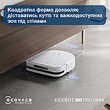 Робот-пилосос Ecovacs Deebot Ozmo X5 Pro Omni (DDX39) White, фото 4