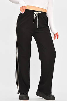 Спортивні штани жіночі чорного кольору 207329M