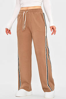 Спортивні штани жіночі коричневого кольору 207330M