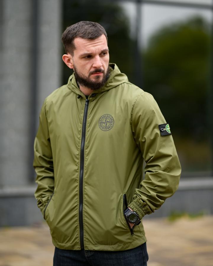 Вітрівка кишеня Stone Island олива 4, фото 1