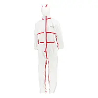 Костюм захисний одноразовий COVERAL PRO, клас 4/5/6, білий, розмір XXL Wurth (0899021225)