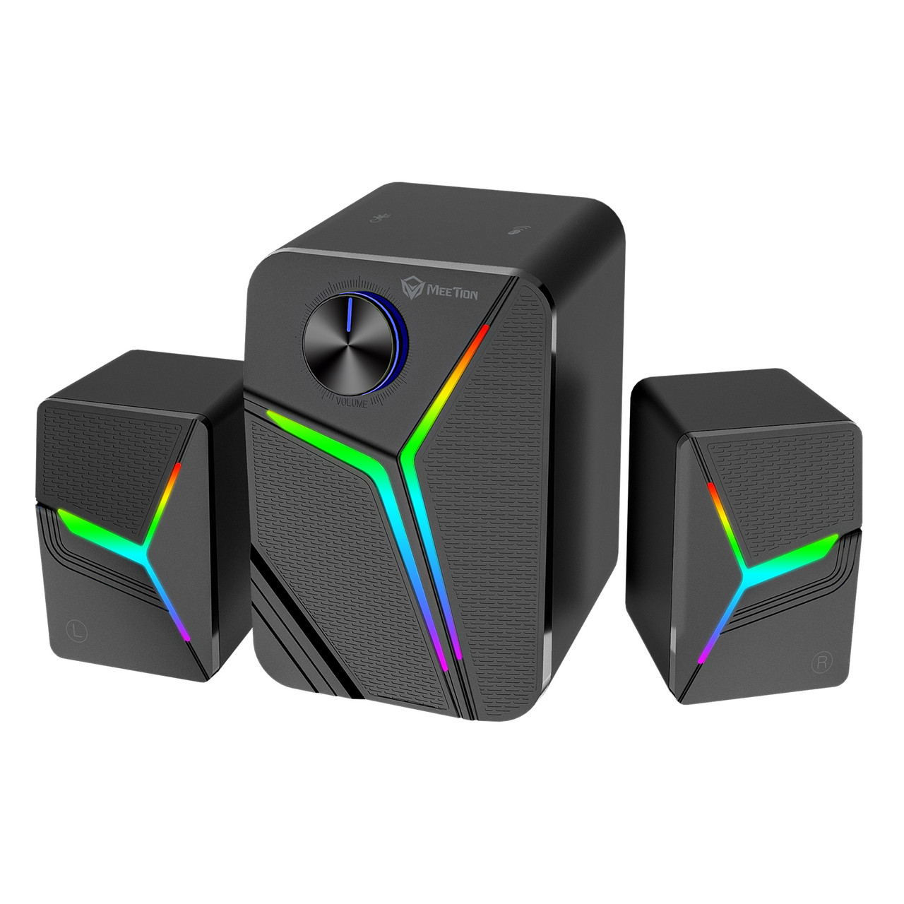 Ігрові стереодинаміки та сабвуфер для комп'ютера MEETION SP2111 Black (MT-SP2111BT-A), фото 1