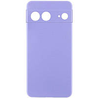 Чохол Silicone Cover Lakshmi Full Camera (AA) для Google Pixel 8 Бузковий / Dasheen