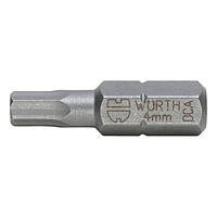 Біта із внутрішньою шестигранною головкою C 6.3 SW4 1/4" 25мм Wurth (061417694)