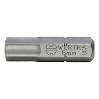 Біта із внутрішньою шестигранною головкою C 6.3 SW6 1/4" 25мм Wurth (061417696)