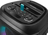 Акустична система Sven PS-800 – потужна Bluetooth колонка 100 Вт з караоке, підсвіткою та FM-радіо, фото 3