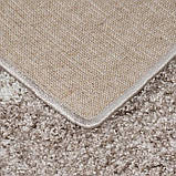 Бежева килимова доріжка з високим ворсом Шеггі sh83 101 ширина 80 см, фото 4