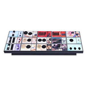 Торгова стійка для косметики зі з'ємними баркетами 1420х442х404 мм, фото 1