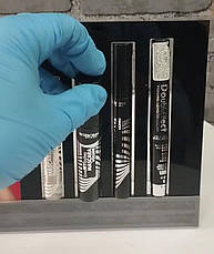 Баркета акрилова під косметику для очей з брендуванням та цінникотримачем 320х180х73 мм, фото 5