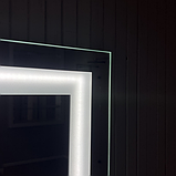 Дзеркало для макіяжу (світло в обличчя) 800 х 600 мм., фото 4