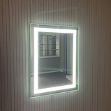 Дзеркало для макіяжу (світло в обличчя) 800 х 600 мм., фото 3