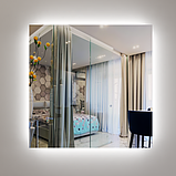 Дзеркало з LED підсвічуванням 400 х 400 мм., фото 2