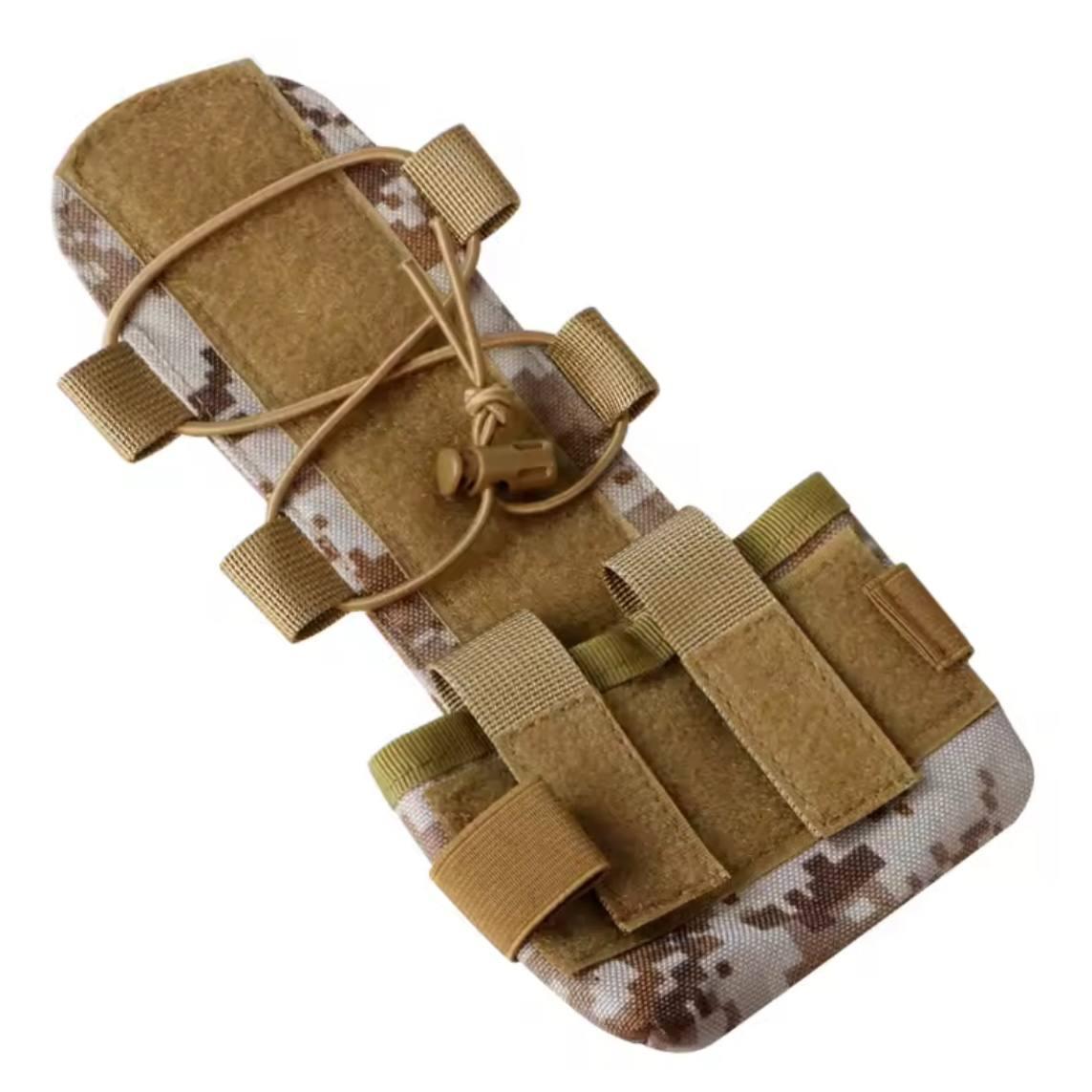 Сумка чохол противага MK2 на шолом коричневий піксель, фото 1