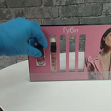 Акрилова баркета для помад та блисків для губ з брендуванням та цінникотримачем 320х180х73 мм, фото 4