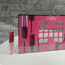 Акрилова баркета під блиски для губ з брендуванням та цінникотримачем 320х180х73 мм, фото 3