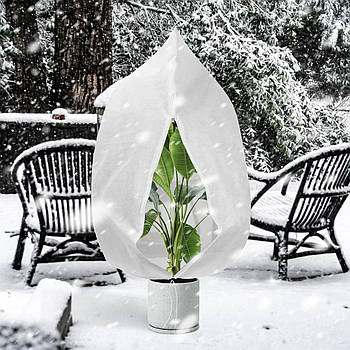 Vegamall 4 упаковки 60 * 80 см захисні флісові чохли для рослин для зими