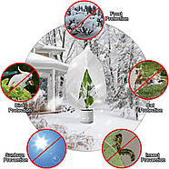 Vegamall 4 упаковки 60 * 80 см захисні флісові чохли для рослин для зими, фото 4